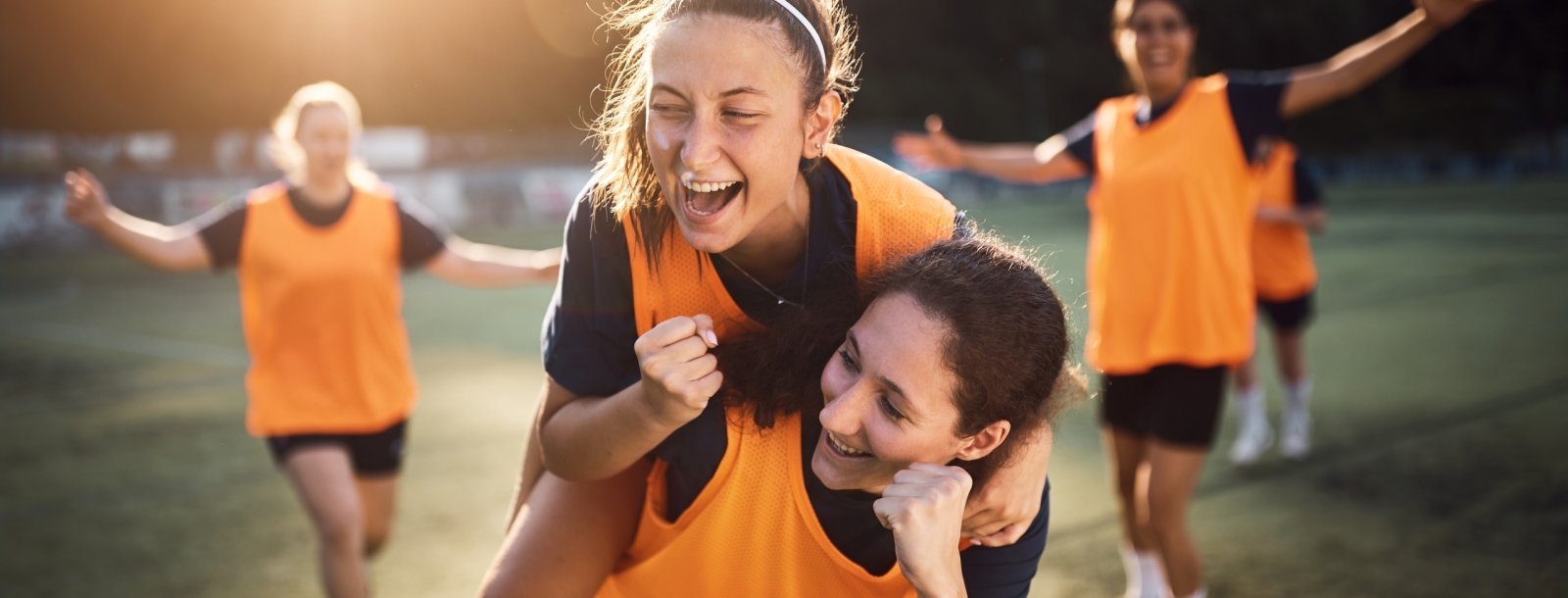 vrouwenteam voetbal