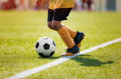 dribbelen met voetbal