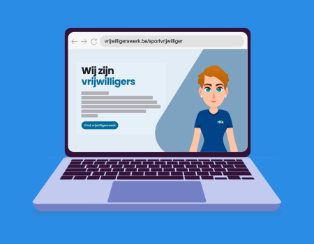 preview van de website vrijwilligerswerk.be