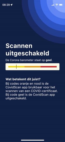 CST uitgeschakeld
